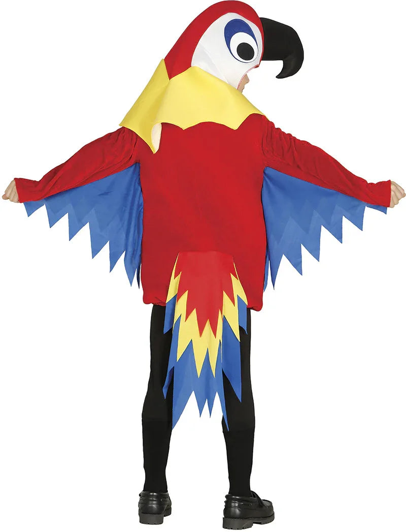 Disfraz de Loro Multicolor Infantil Animales Infantiles Guirca